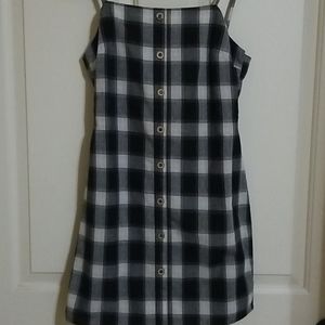 Gingham Summer Open back Mini dress